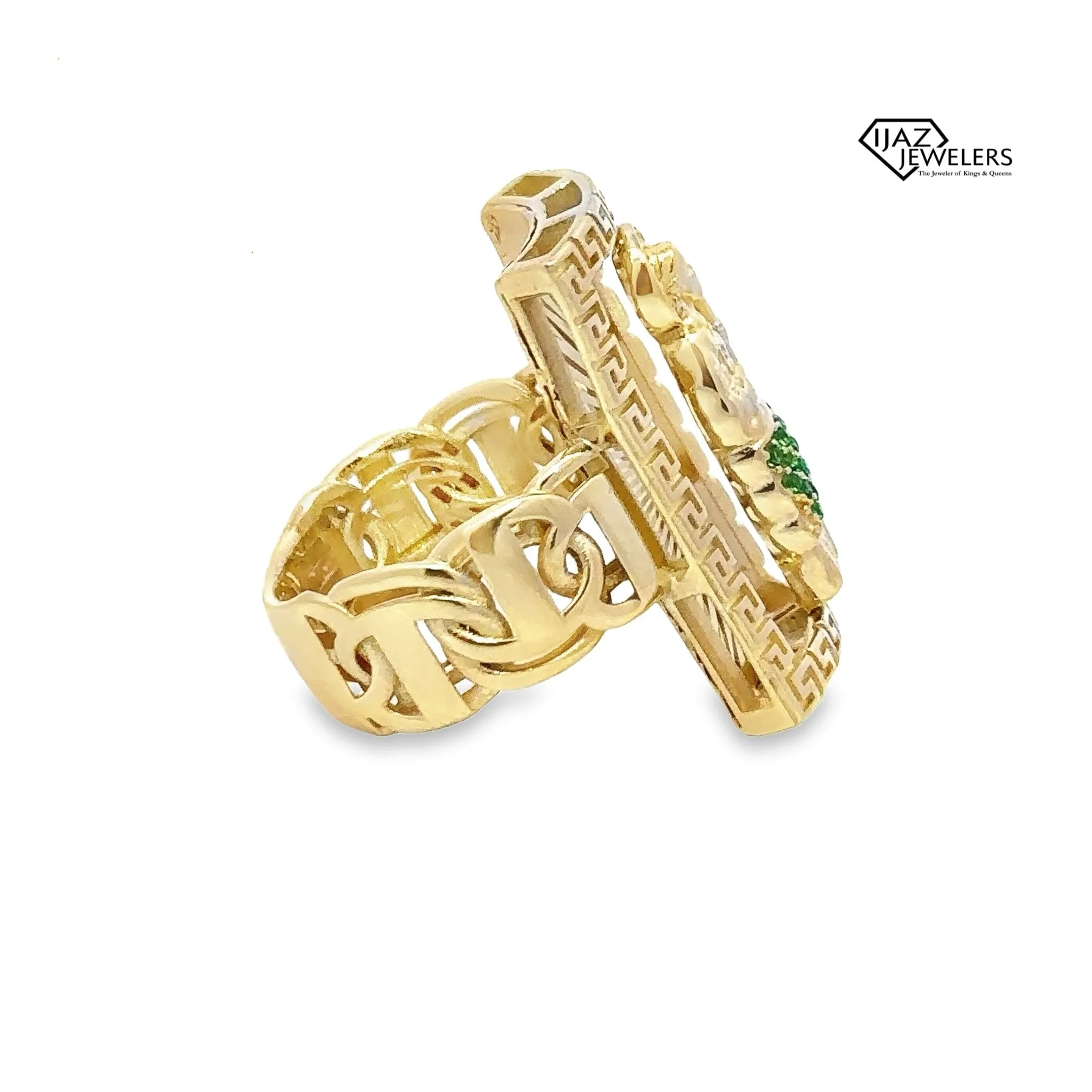 10K Gold CZ ST Jude Charm