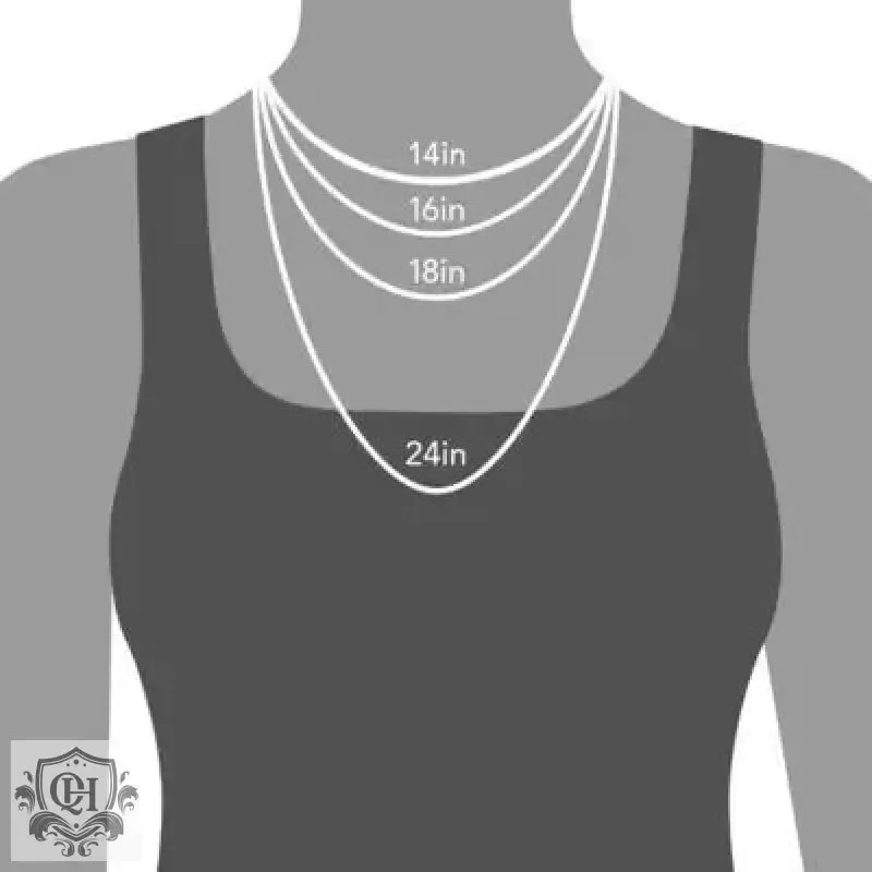 18K Gold Heart Double Layer Necklace