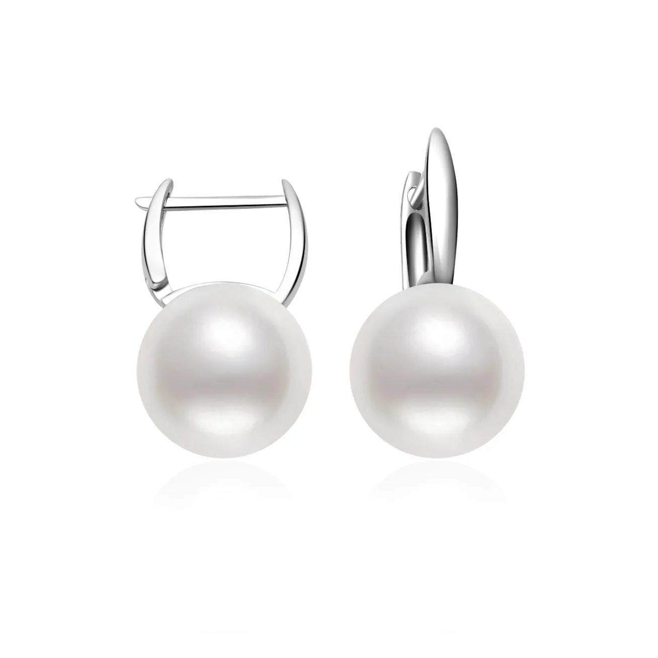 18K Solid Gold Edison Pearl Earrings KE00188