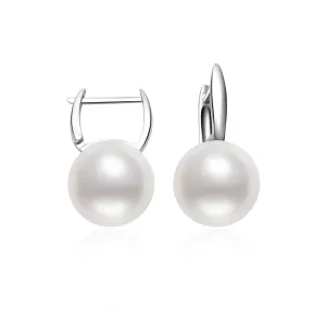 18K Solid Gold Edison Pearl Earrings KE00188