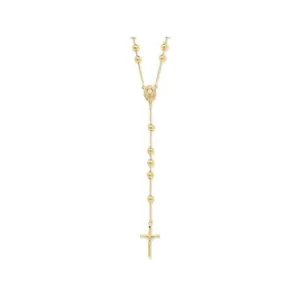 9ct Yellow Gold Rosary Necklet NK108