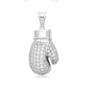 Acotis Silver Boxing Glove Zirconia G61153