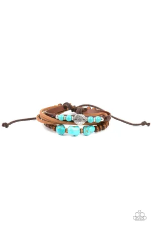 Act Natural Blue Paparazzi Bracelet