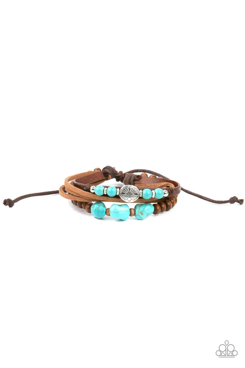 Act Natural Blue Paparazzi Bracelet