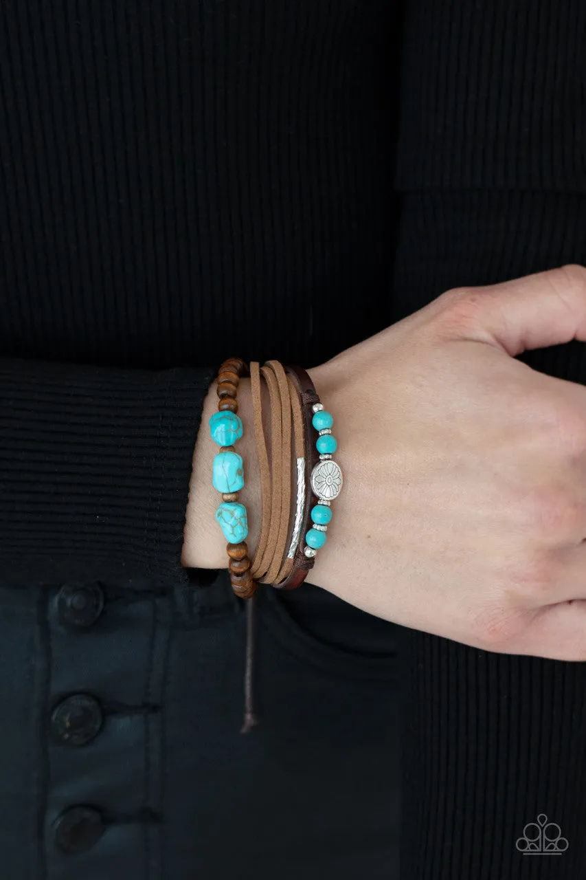 Act Natural Blue Paparazzi Bracelet