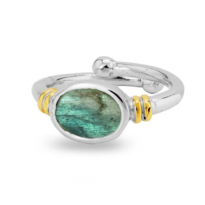 Adjustable Senna Ring in various gemstones