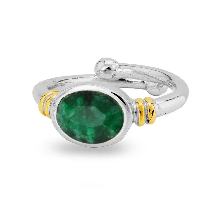 Adjustable Senna Ring in various gemstones