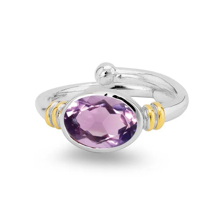 Adjustable Senna Ring in various gemstones