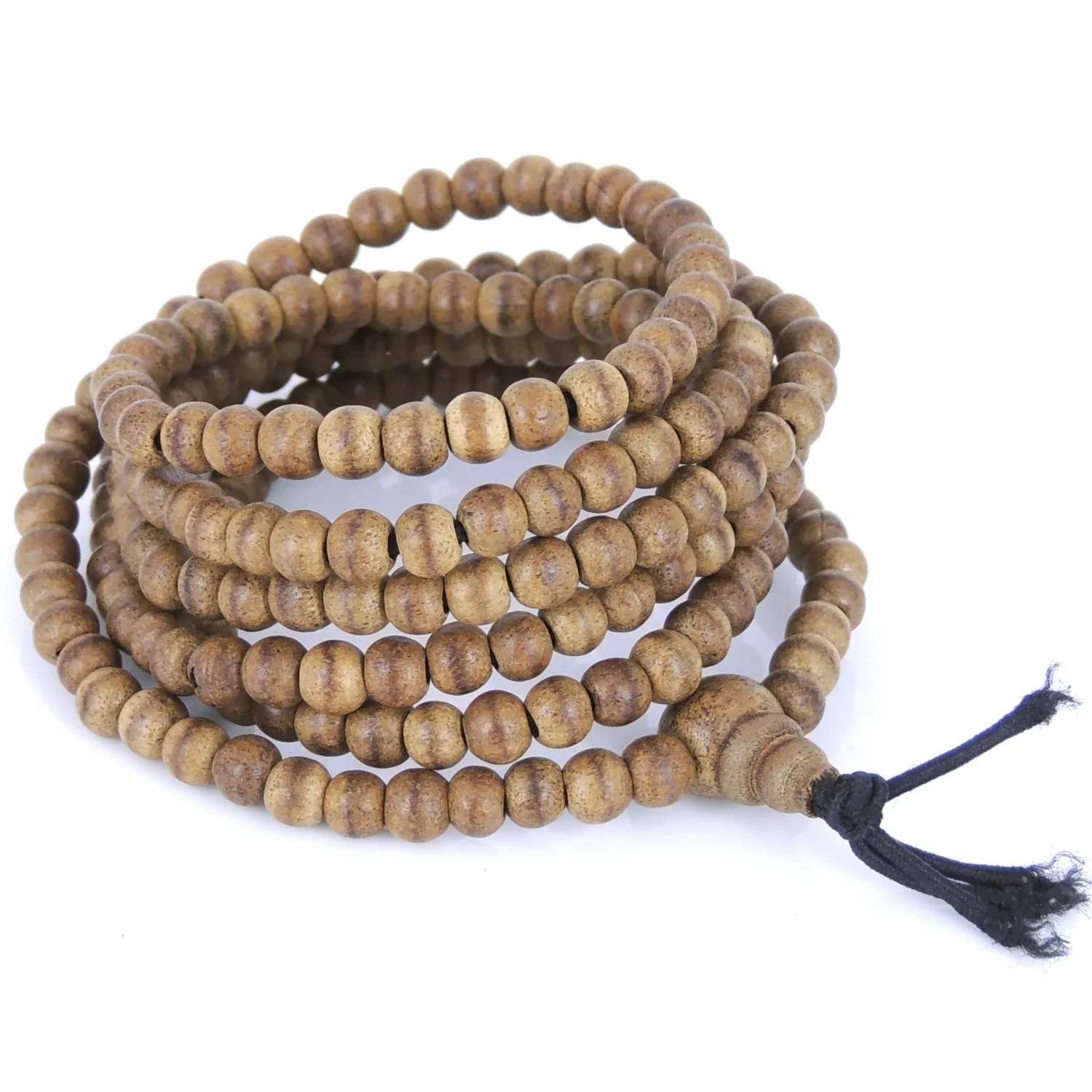 Agarwood 216 Beads 4.5mm Vietnamese/Eaglewood/ Gaharu Men Women Stretchable Mala Bracelet/Necklace DiyNotion AW005 白沙沉香