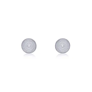 AMA SILVER EXTRA SMALL STUD EARRINGS FILIGREE