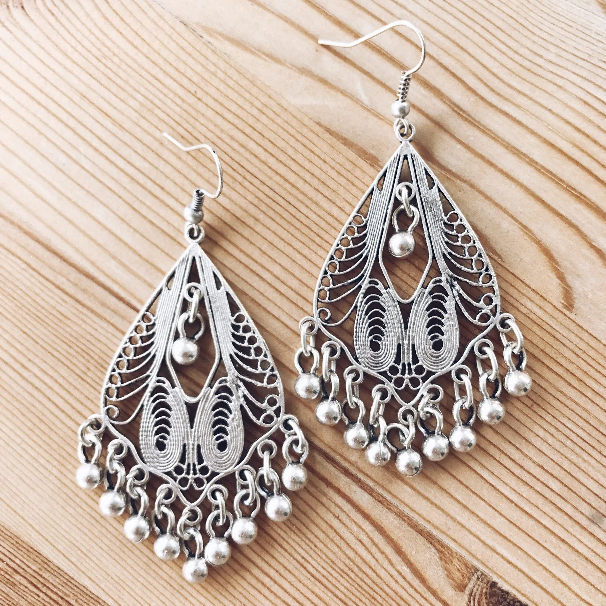 Anatolian Boho Earrings - "Labyrinth"