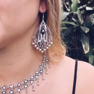 Anatolian Boho Earrings - "Labyrinth"