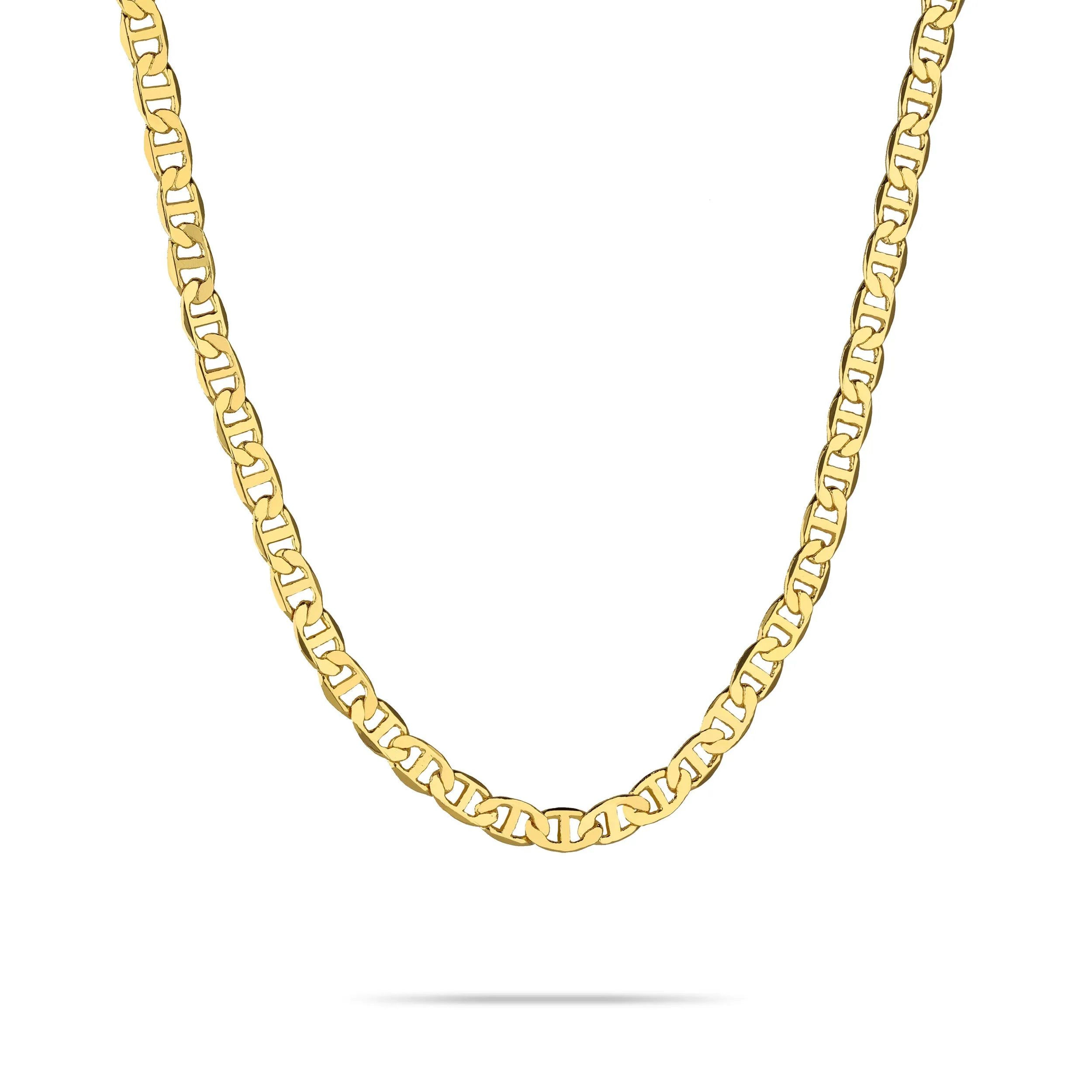Anchor necklace gold