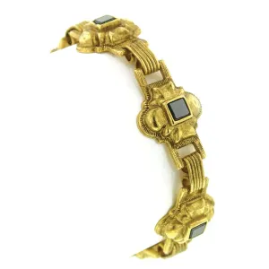 Antiquities Couture Onyx Interlocking Bracelet