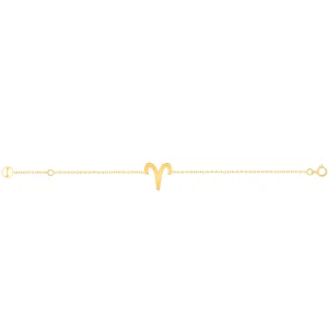 Aries Zodiac Sign Bracelet