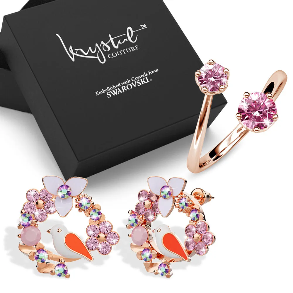 Aurora's Gaze Boxed Gift Set In Rose Gold