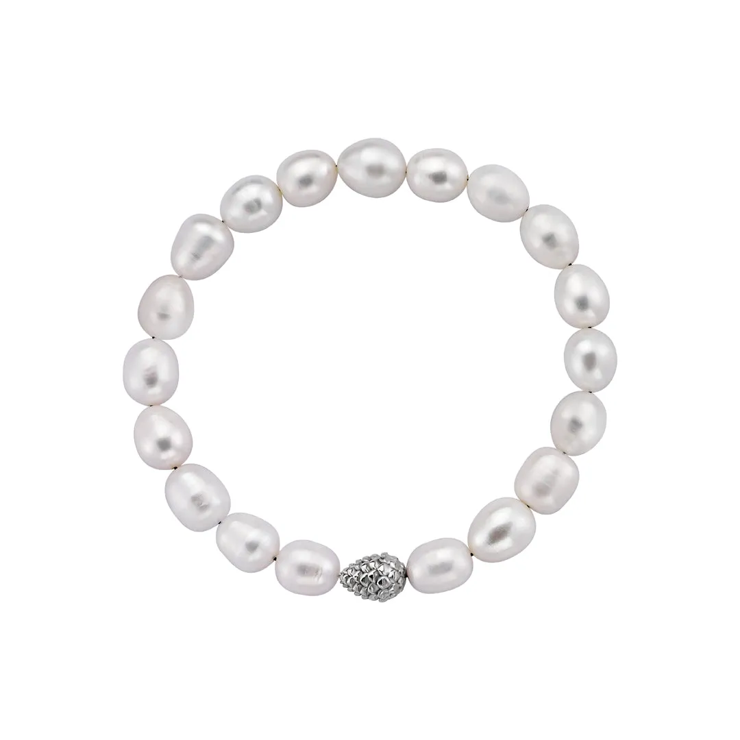 Baroque Pearl Beaded Bracelet