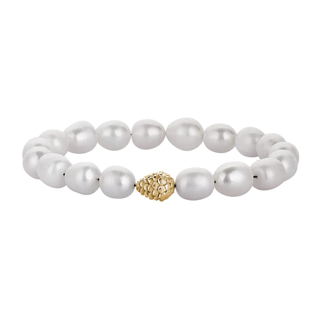 Baroque Pearl Beaded Bracelet