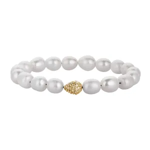 Baroque Pearl Beaded Bracelet