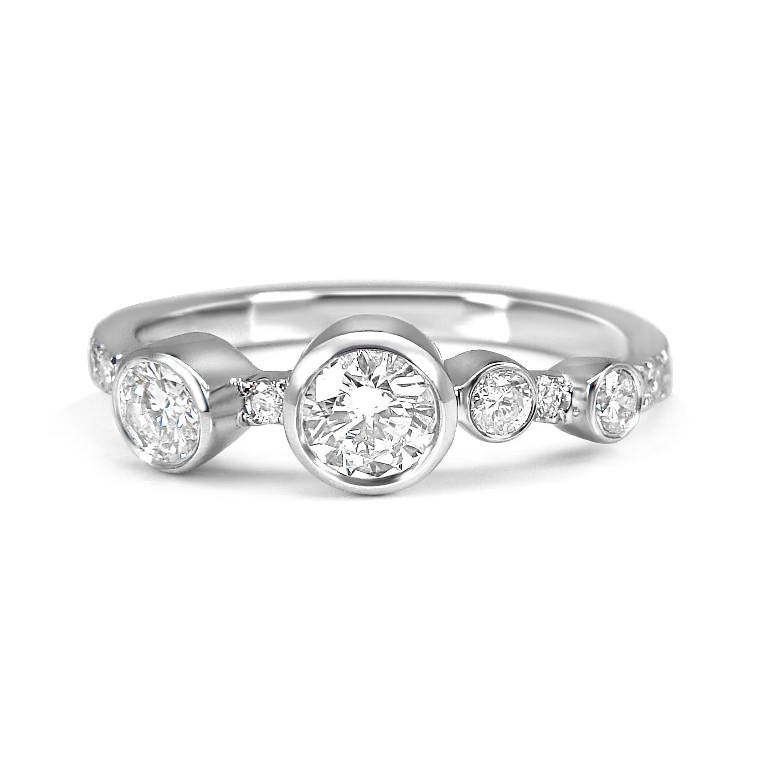 Bespoke Tamsin Remodelled Old Cut Diamond Rings