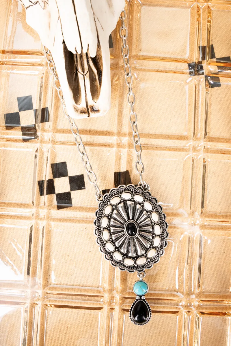 Black & White Hamilton Falls Necklace