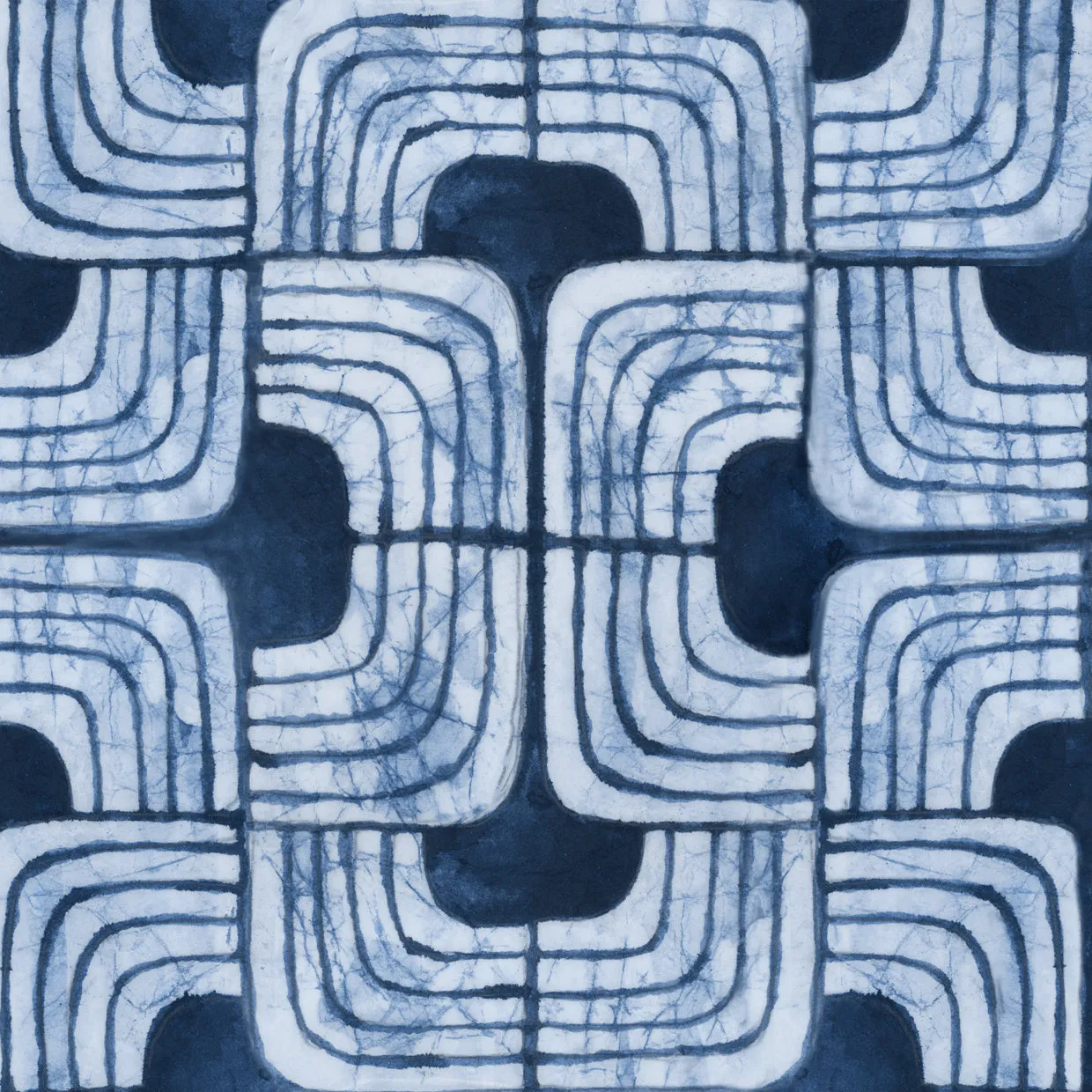 Blue Batik III