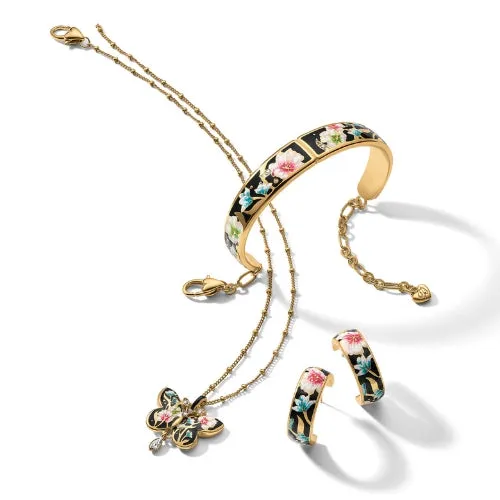 Botanique Butterfly Gold Bar Bracelet