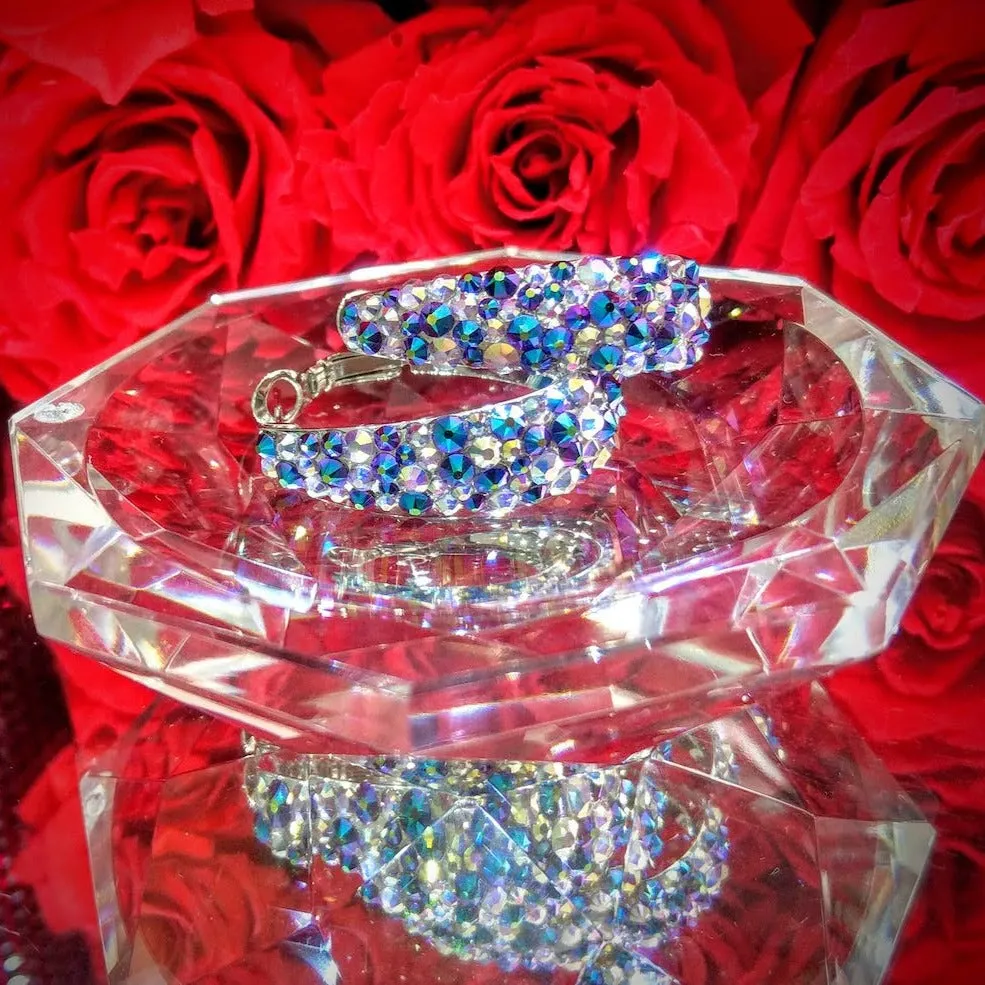 CANDY - EJ1839 - CRYSTAL HOOPS