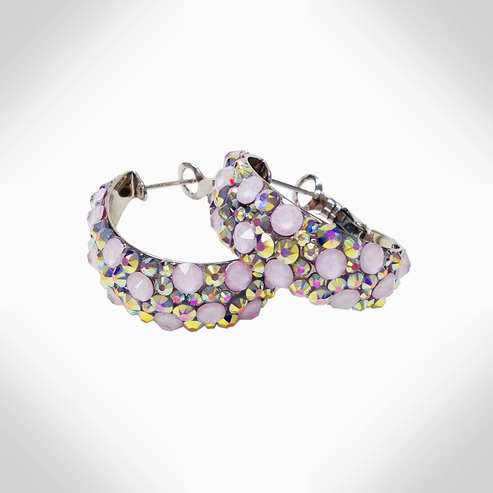 CANDY - EJ1839 - CRYSTAL HOOPS