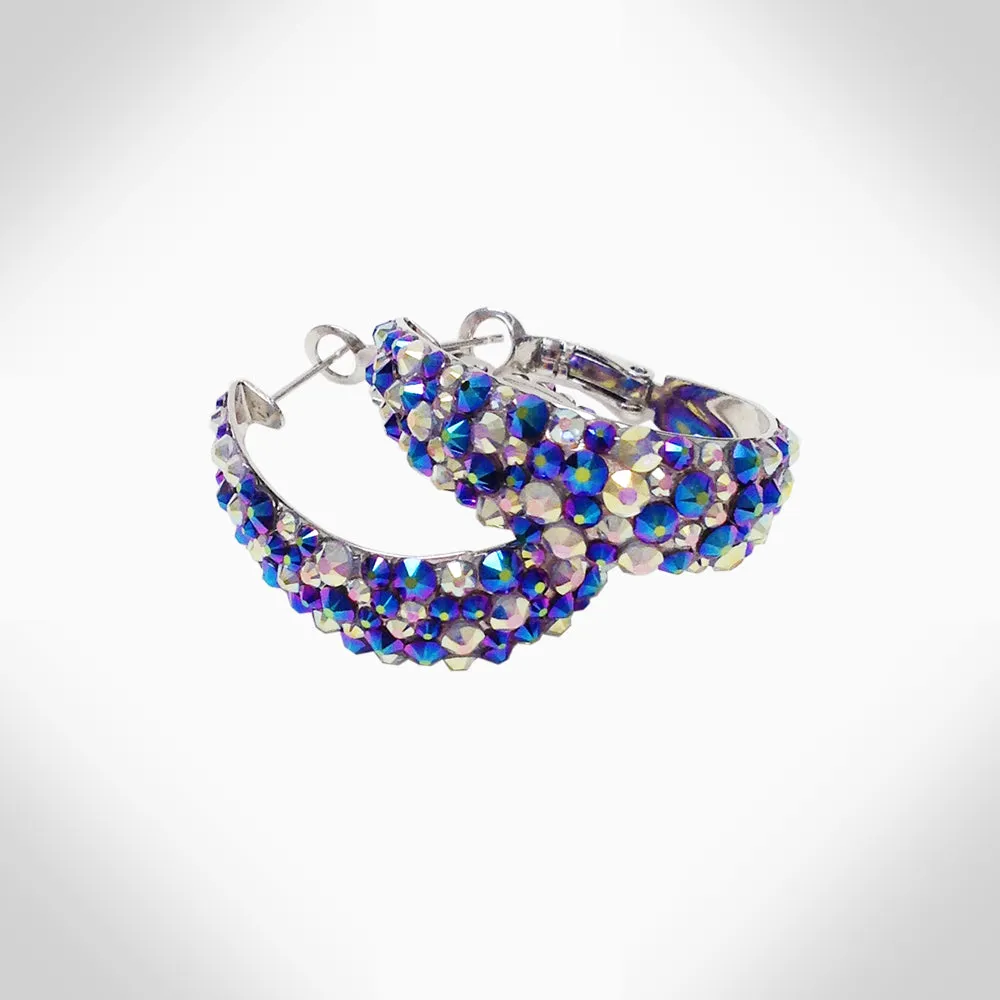 CANDY - EJ1839 - CRYSTAL HOOPS
