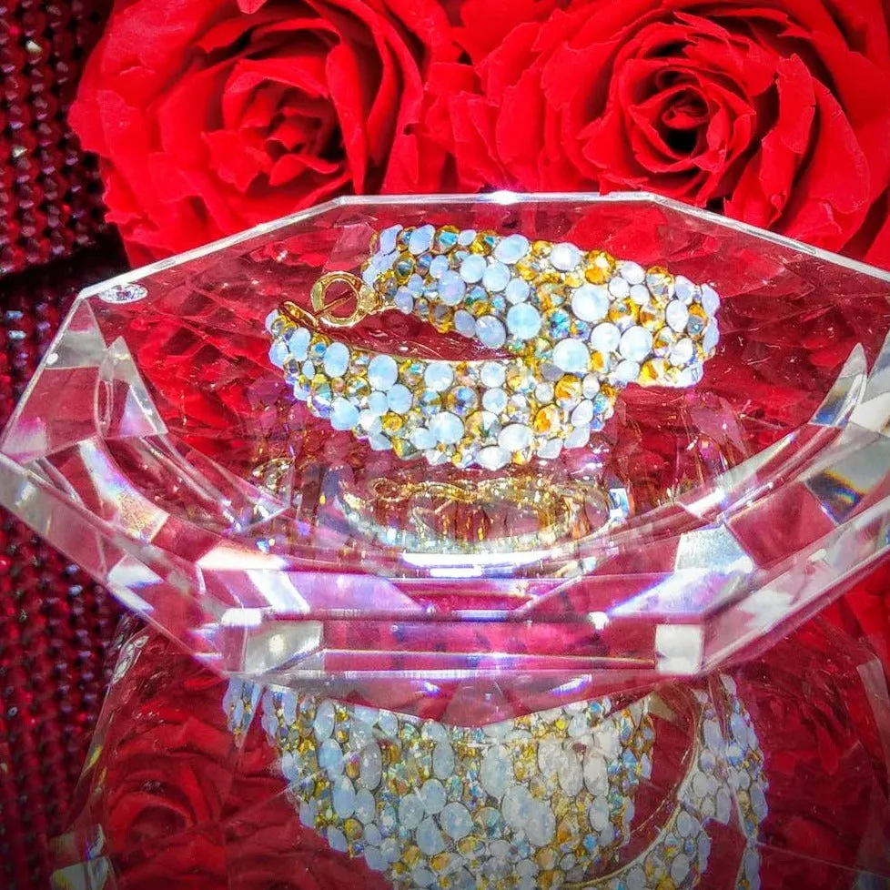 CANDY - EJ1839 - CRYSTAL HOOPS