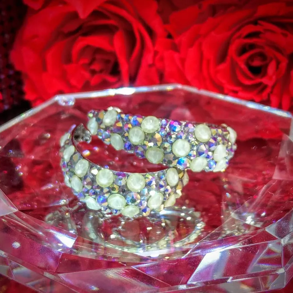 CANDY - EJ1839 - CRYSTAL HOOPS