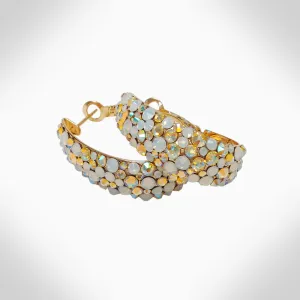 CANDY - EJ1839 - CRYSTAL HOOPS
