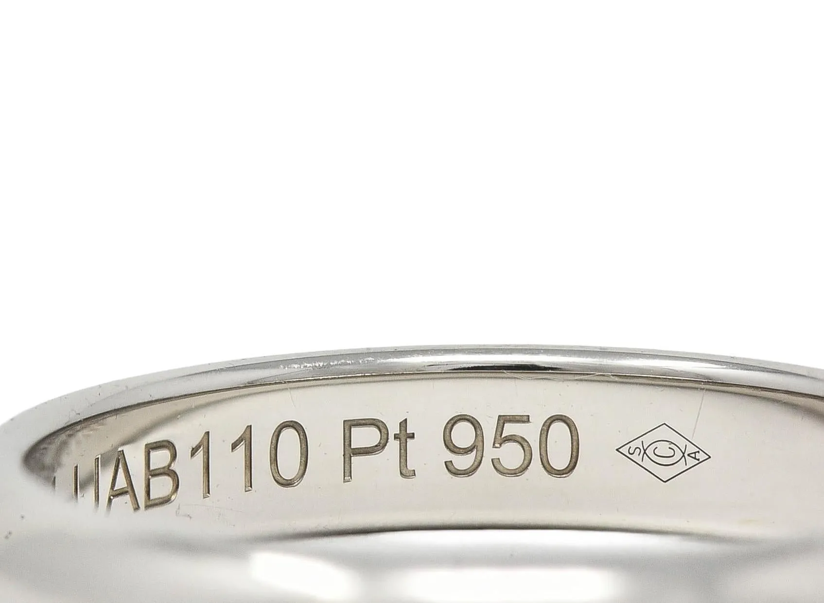 Cartier Contemporary Platinum 1895 Unisex Wedding Band Ring