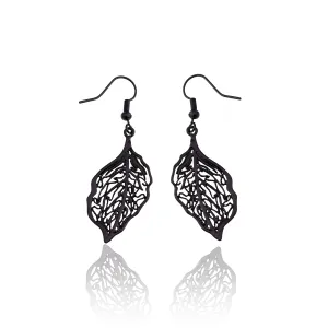 Changing Season Black Stencil Earrings