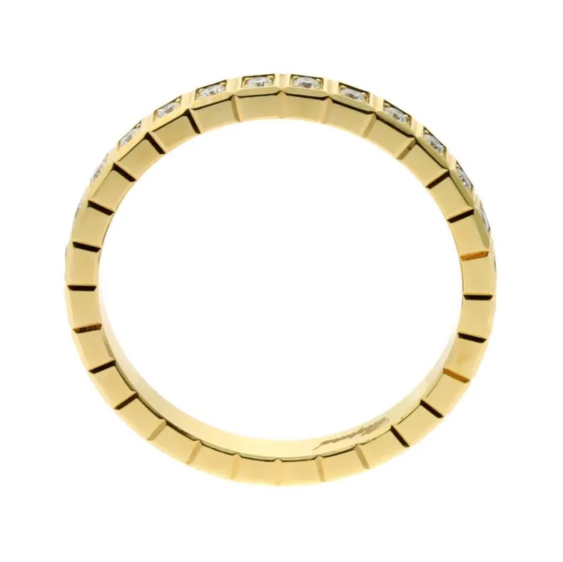 Chopard Ice Cube Diamond Eternity Gold Band Ring