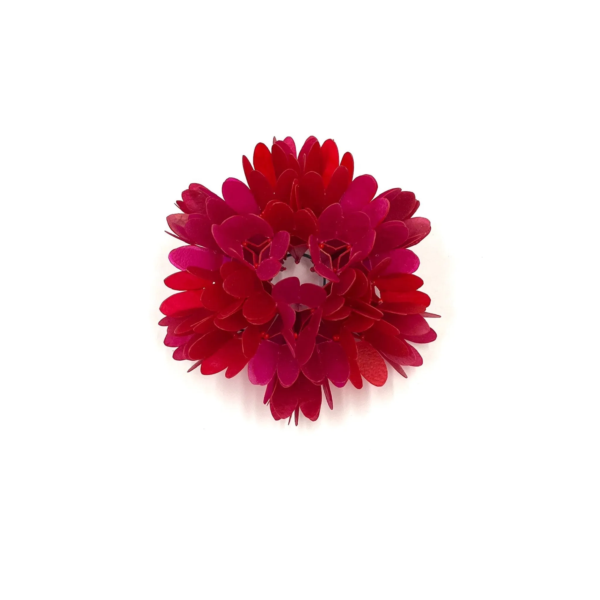 Christine Demmel  - Red Red Wine Brooch
