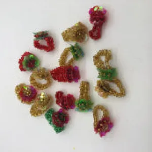Christmas Sequin Stretch Ring