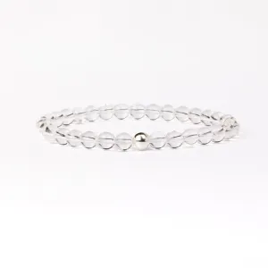Clear Quartz Essential Bracelet 6mm