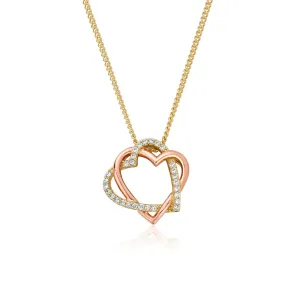 Clogau Always in My Heart 18ct Gold Diamond Pendant