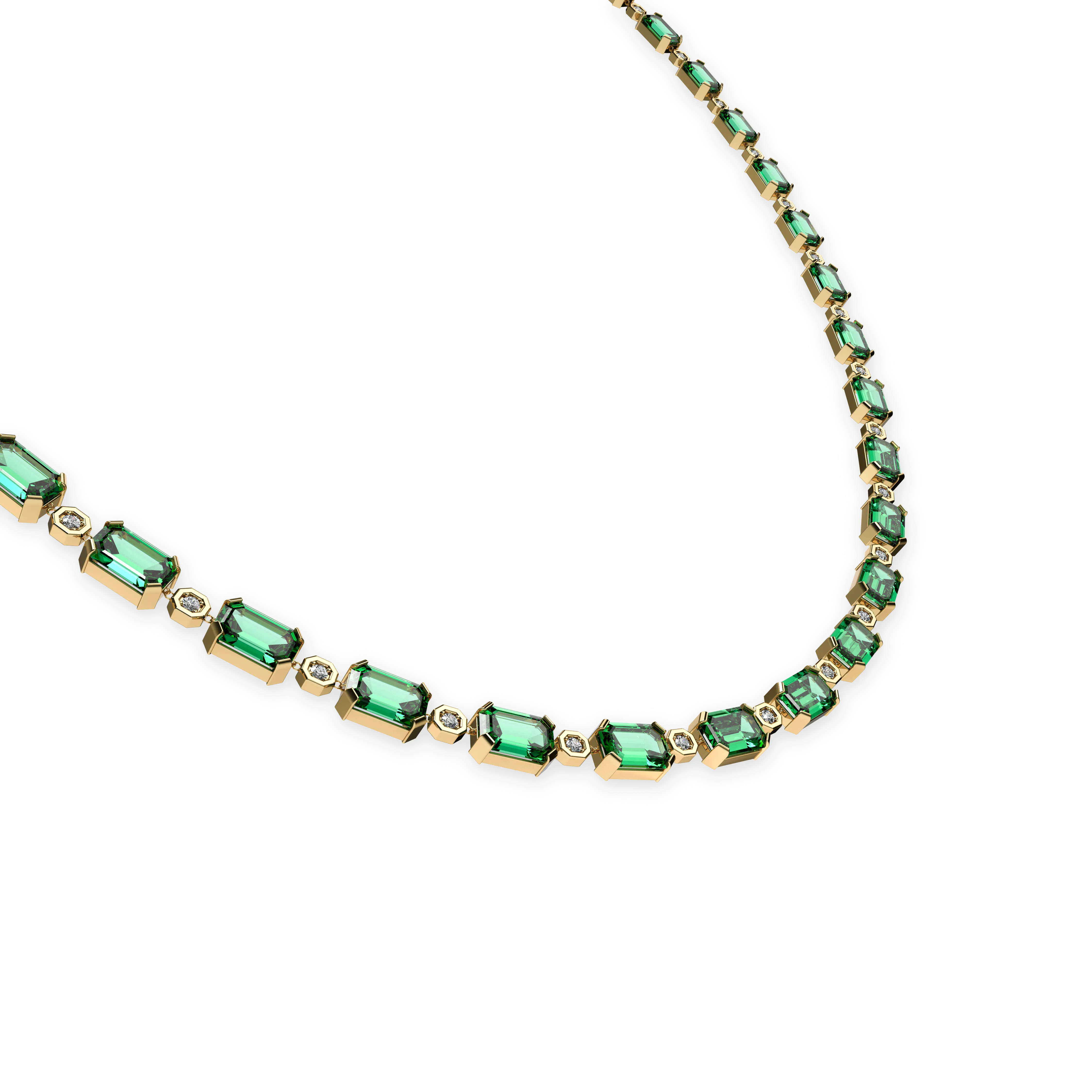 'Coastal Oasis' Multigem Diamond Necklace