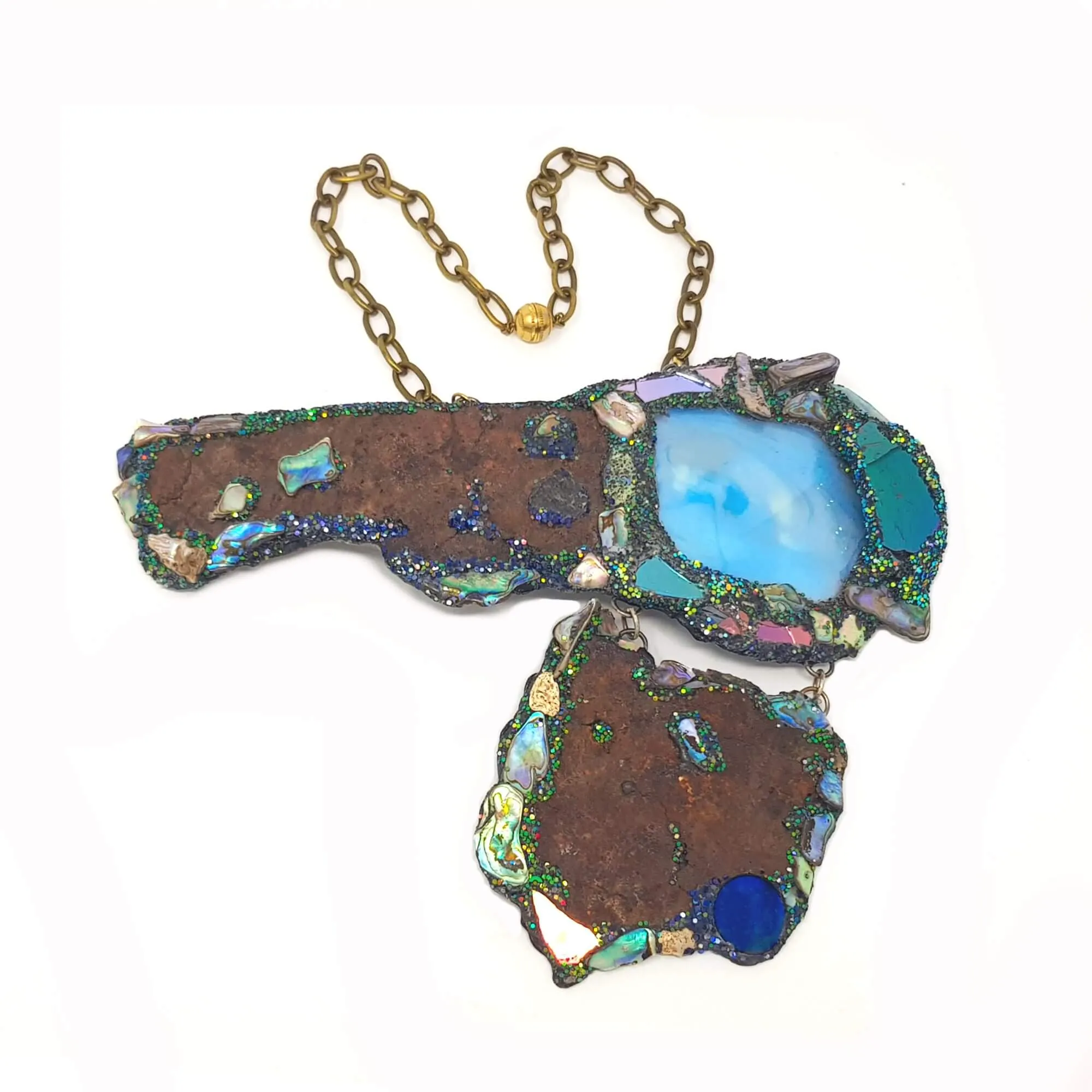 COSMIC CATCH NECKLACE OR WALL HANGING, 2010