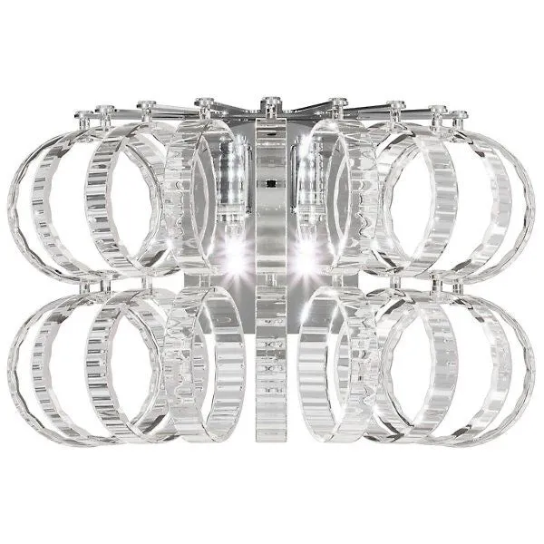 Crystal Rings Sconce