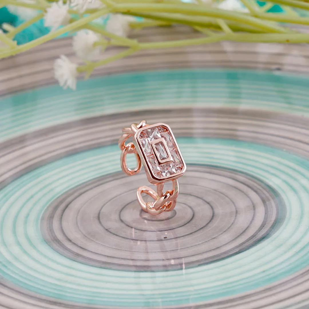 Cubic Crystal Ring