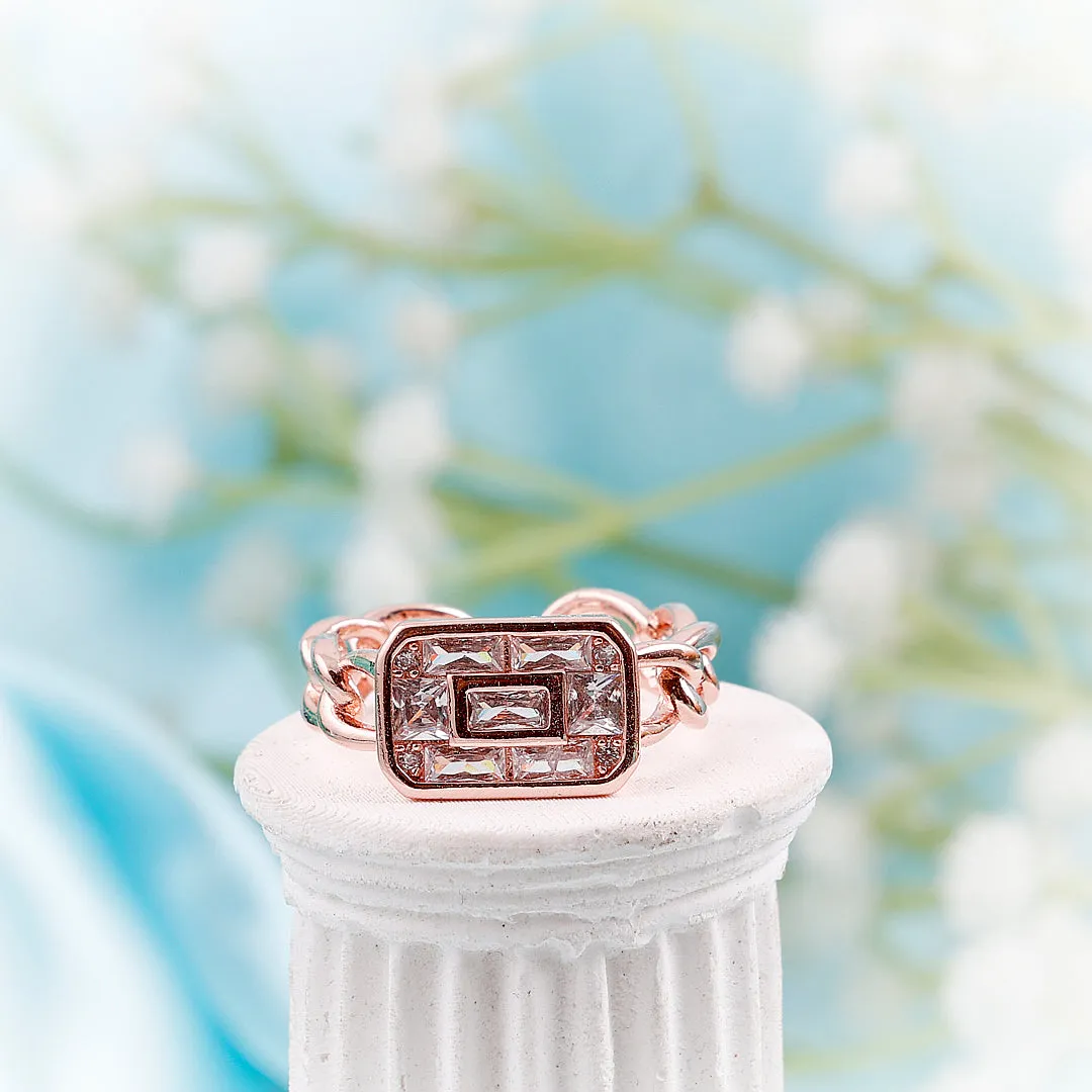 Cubic Crystal Ring