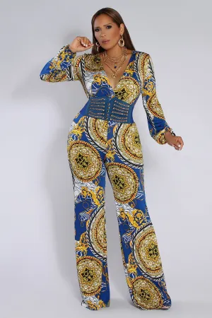 Dalary Print Elegant Jumpsuit