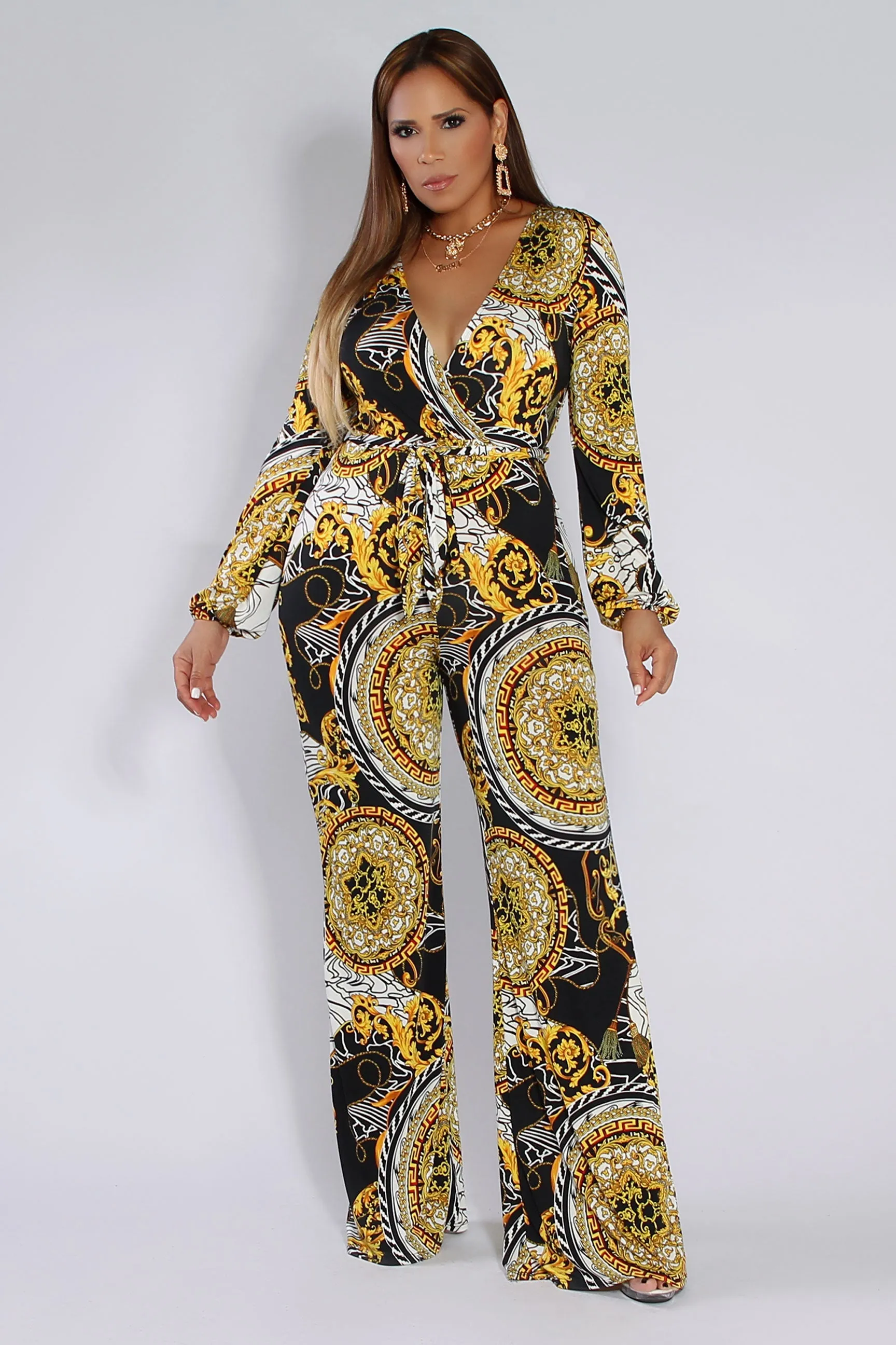Dalary Print Elegant Jumpsuit