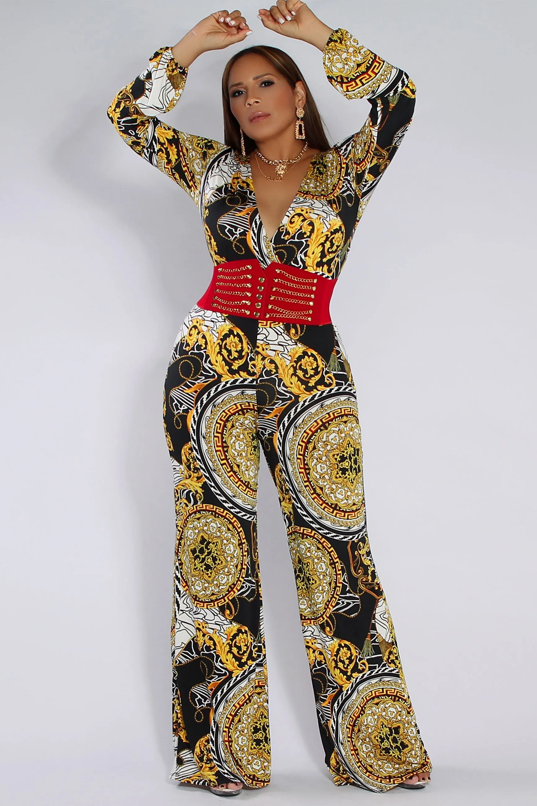 Dalary Print Elegant Jumpsuit