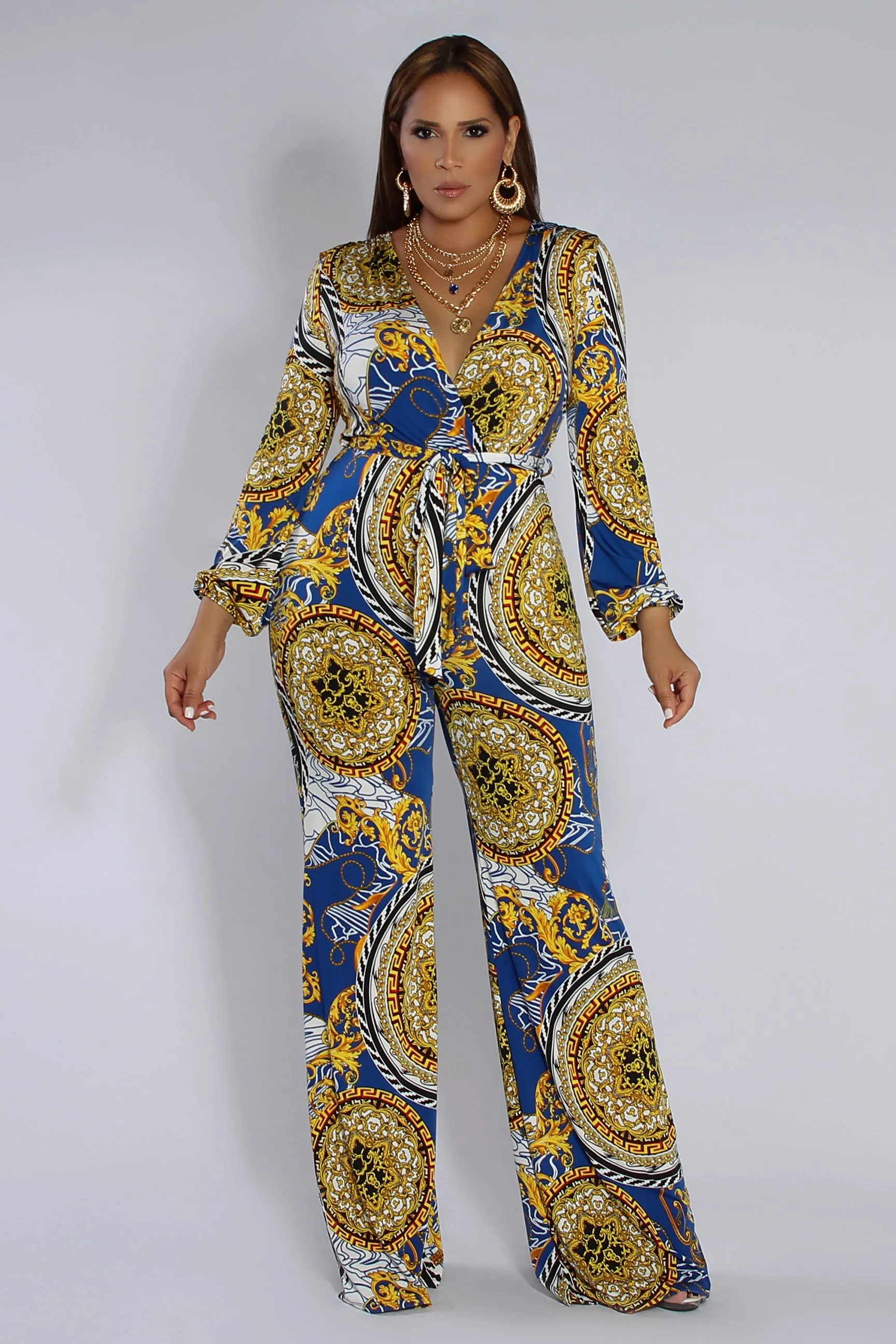Dalary Print Elegant Jumpsuit