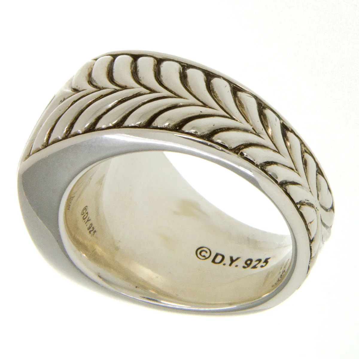 David Yurman Chevron Black Onyx Ring